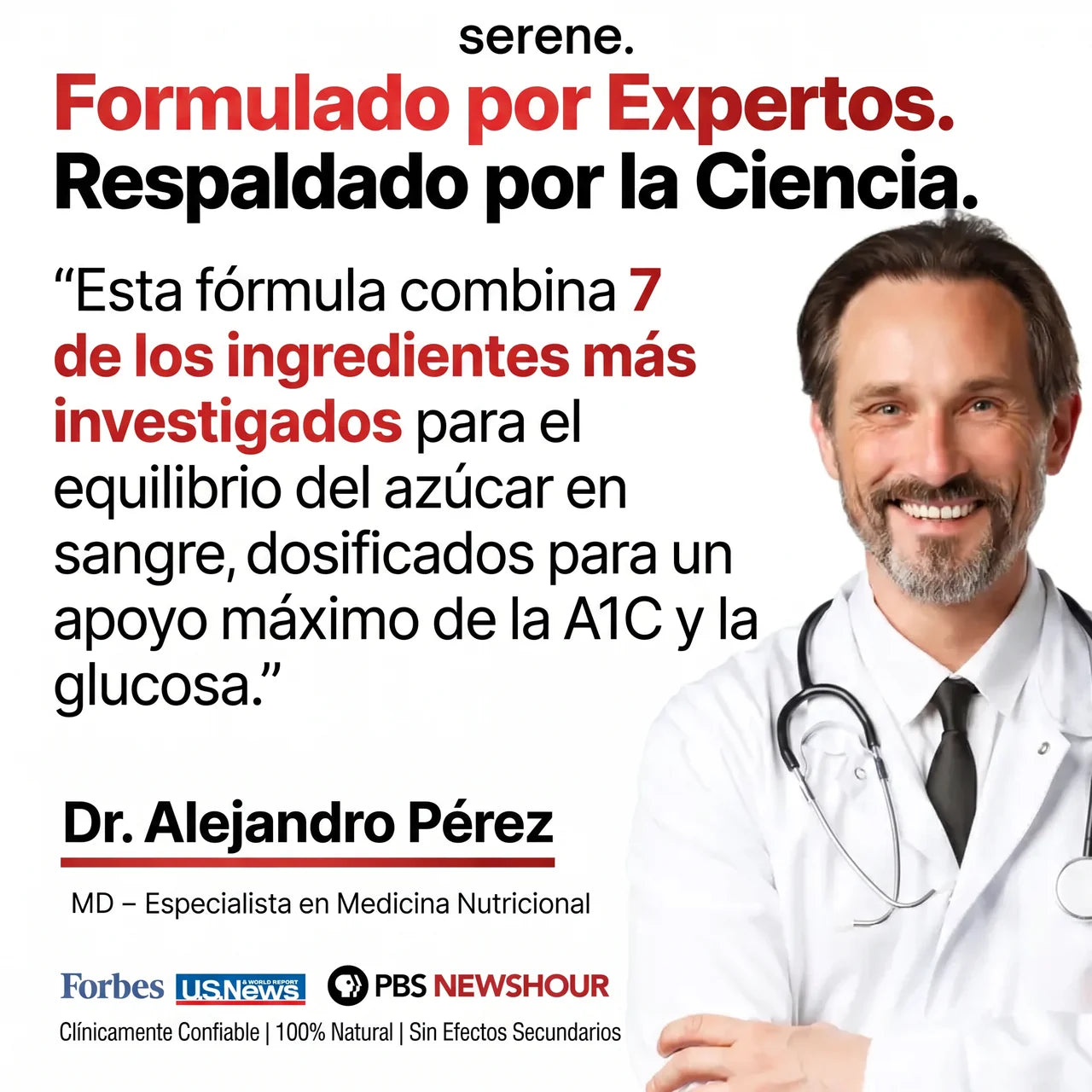 Complejo para el Azúcar en Sangre 7 en 1 Serene™